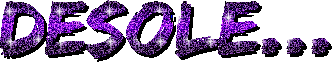 Gif animé désolé en violet